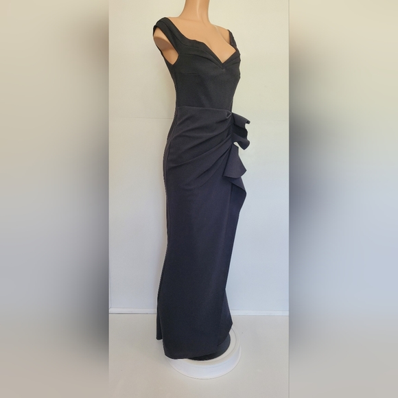 Chiara Boni La Petite Robe Radoslava Off The Shoulder Bodycon Gown Size 10 - Picture 11 of 11